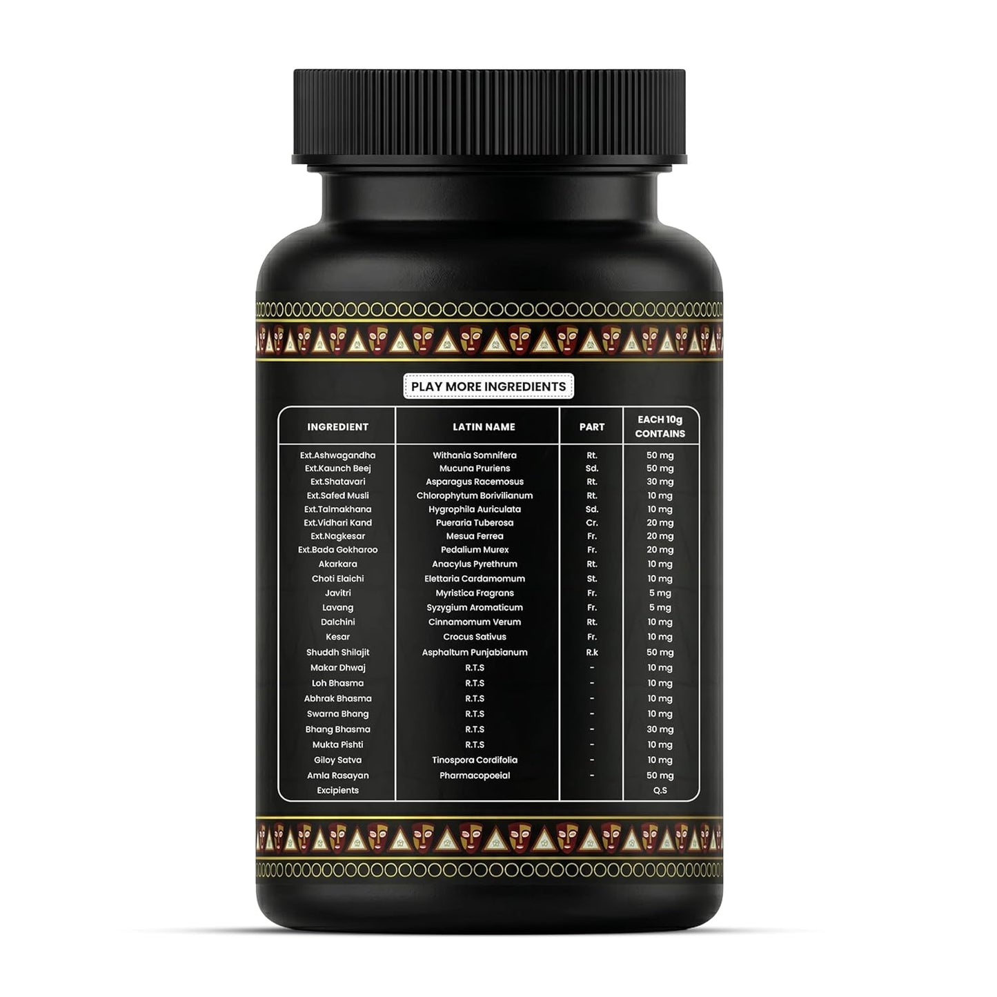 Original Play Mor Capsule African Herbs Premium, Natural Ingredients for Overall Health & Balanced Lifestyle | Play_mor african herbs - 150g