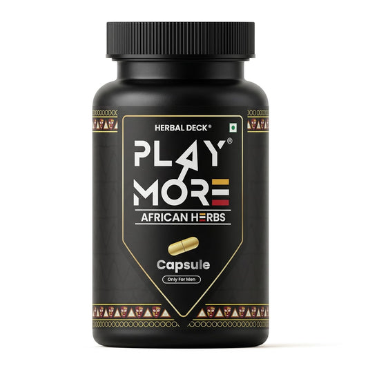 Original Play Mor Capsule African Herbs Premium, Natural Ingredients for Overall Health & Balanced Lifestyle | Play_mor african herbs - 150g
